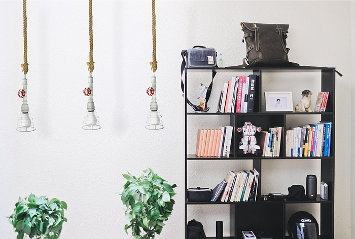 Designerska Lampa Wisząca Biała w Stylu Loft INDUSTRIAL