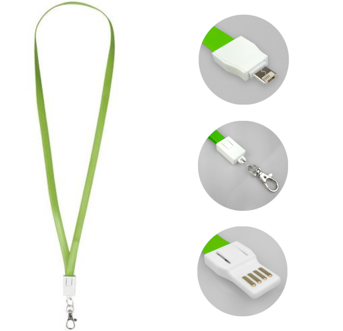 Kabel do ładowania 2w1 SMYCZ, USB, IOS, USB micro