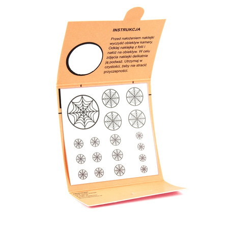 Zaślepka na kamerę ZASŁONA Bez kleju Pajęczyna x18