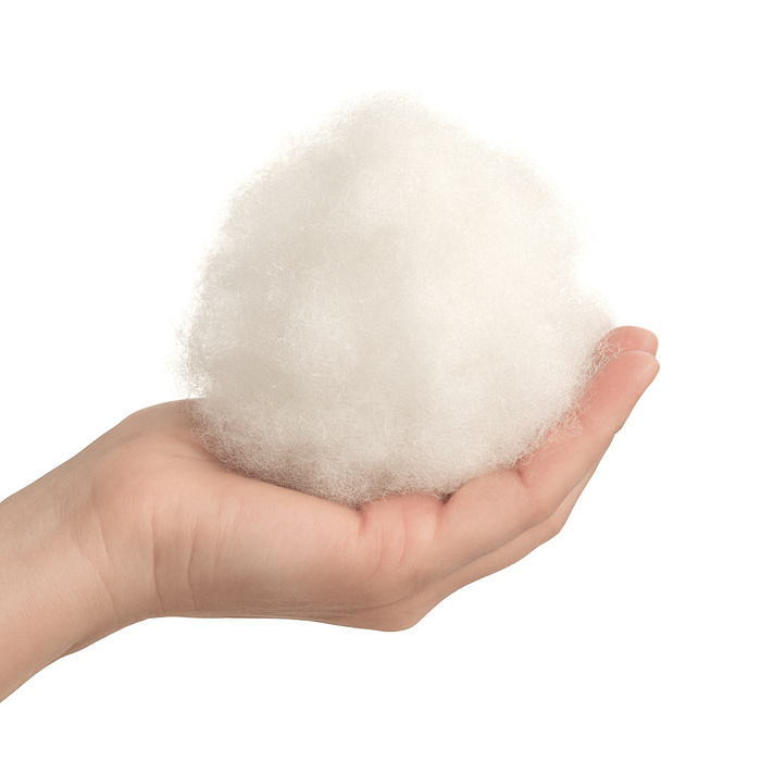 Wypełnienie do maskotek poduszek Sztuczny puch 1kg 100% Poliester