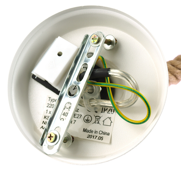 Designerska Lampa Wisząca Biała w Stylu Loft INDUSTRIAL