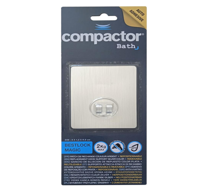 Uchwyt samoprzylepny łazienkowy Bestlock Magic Compactor