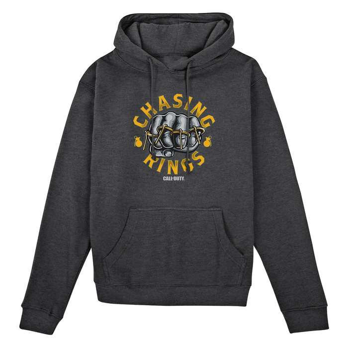 Bluza z kapturem CHASING RINGS, męska, szara, rozmiar 2XL