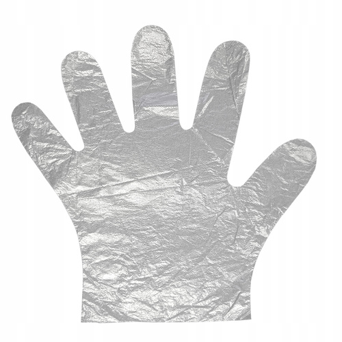 Rękawiczki jednorazowe foliowe HDPE L 100 szt.