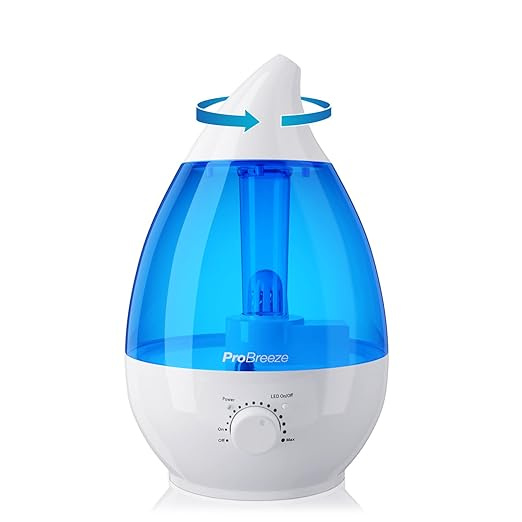 (Amazon B) Pro Breeze 3,8-litrowy Ultradźwiękowy Nawilżacz Powietrza z Dyfuzorem Aromatów