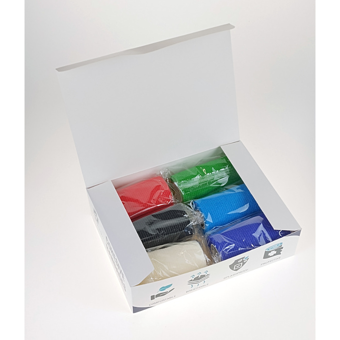 Bandaż elastyczny kohezyjny dla zwierząt Bodhi&Digby 7,5cm x 4,5m zielony