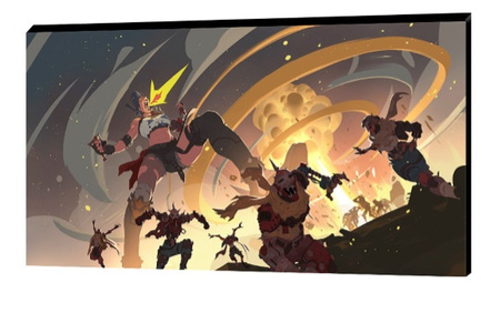 Obraz na płótnie OVERWATCH APOCALYPSE, rozmiar 12x24 cali