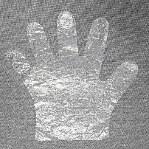 Rękawiczki jednorazowe foliowe HDPE L 100 szt.