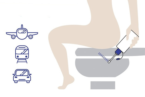 Bidet  "TO GO" 150 ml WENKO