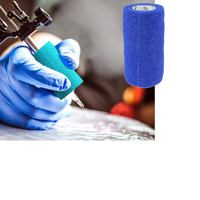 Bandaż elastyczny kohezyjny dla zwierząt Bodhi&Digby 10cm x 4,5m czerwony