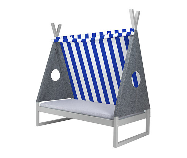 Łóżko dziecięce białe 140x70 biały