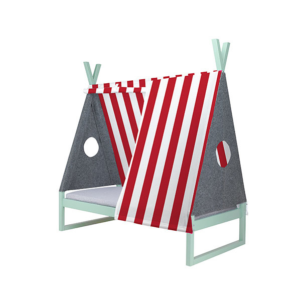 Łóżko dziecięce 160x70 błękitny