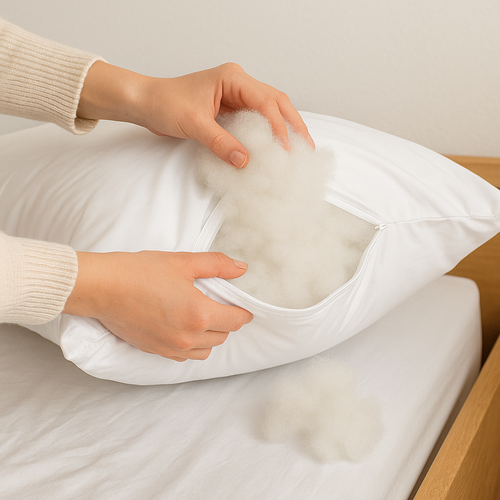 Wypełnienie do maskotek poduszek Sztuczny puch 1kg 100% Poliester