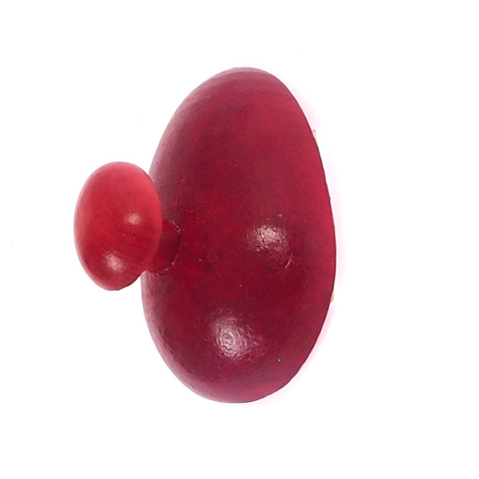 Wieszak ścienny samoprzylepny, czerwony