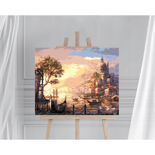 Malowanie po numerach 40x50 cm na ramie Port w Wenecji