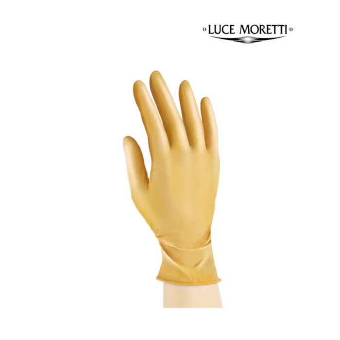 Rękawice nitrylowe jednorazowe LUCE MORETTI Gold M op./50szt.