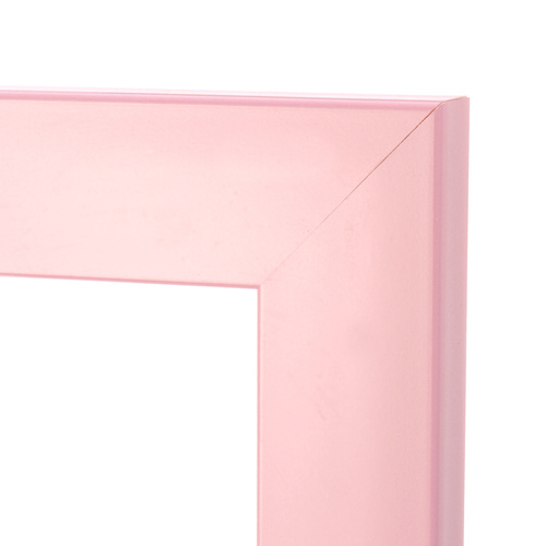 3 Ramki na zdjęcia z klamerkami 55x45 cm RÓŻ