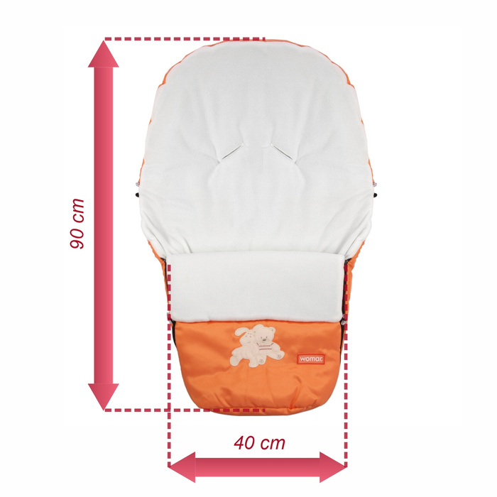 Śpiworek SNOWBALL POLAR Premium 9 POMARAŃCZOWY