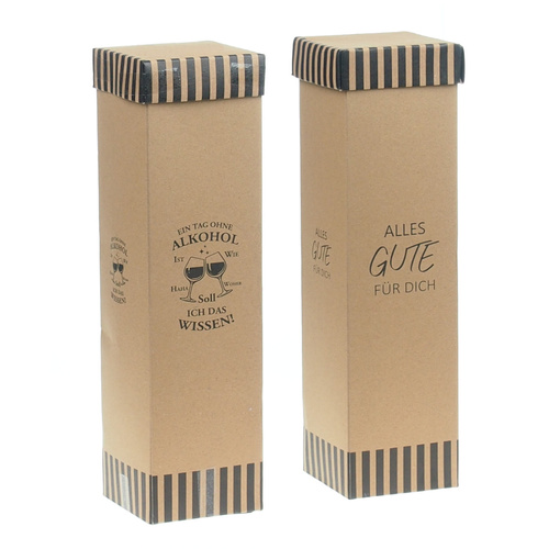 Pudełko kartonowe na butelkę PREZENTOWE 34 cm