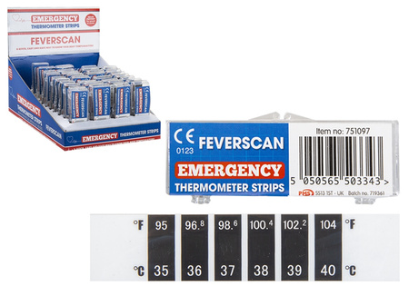 Pasek do mierzenia temperatury