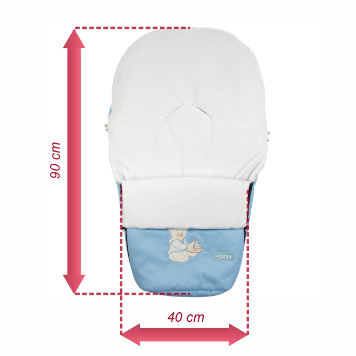 Śpiworek SNOWBALL POLAR POLAR Premium 9 NIEBIESKI