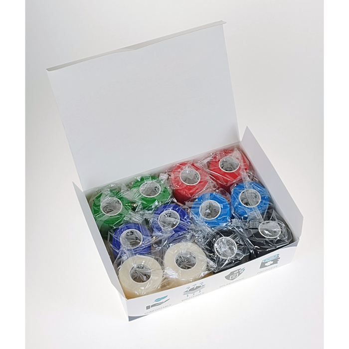 Bandaż elastyczny kohezyjny dla zwierząt Bodhi&Digby 5cm x 4,5m mix kolorów