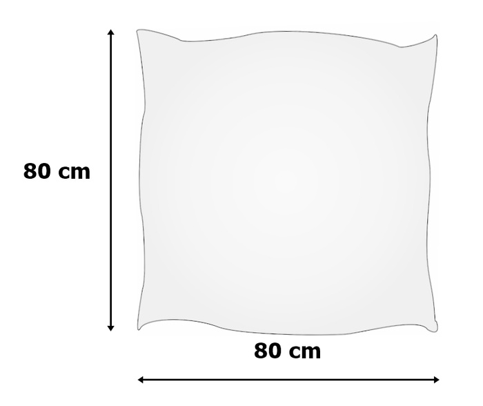Poduszka Pikowana ALOE VERA 80x80 cm