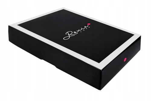 Koszulka nocna Babydoll + stringi zest. czarny S/M