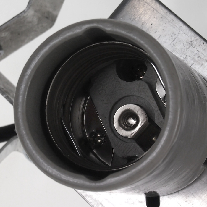 Gniazdo ceramiczne E40 + kabel 4m wtyk C14 + Odbłyśnik + El. Montażowe