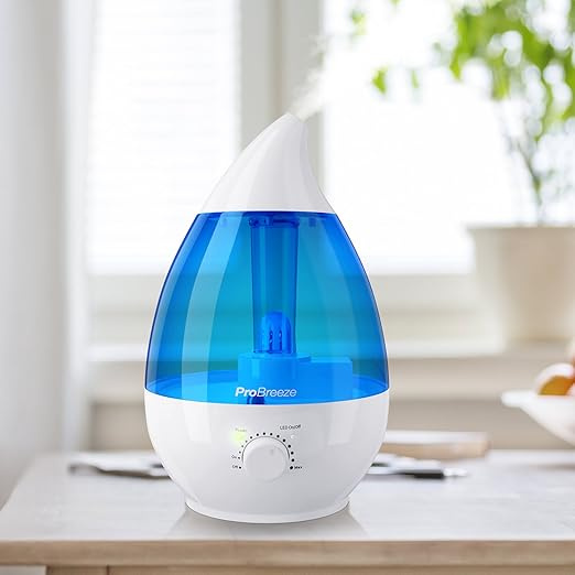 (Amazon B) Pro Breeze 3,8-litrowy Ultradźwiękowy Nawilżacz Powietrza z Dyfuzorem Aromatów