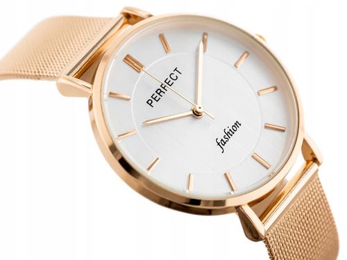ZEGAREK Damski PERFECT F352-08 Złoty Bransoletka
