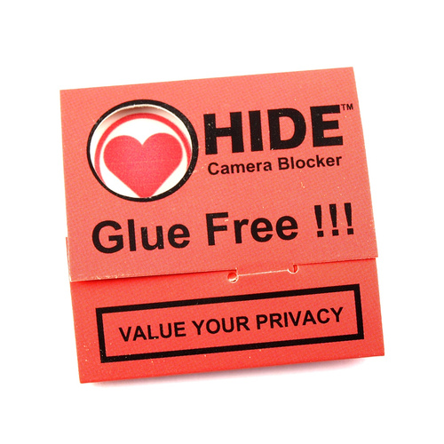 Zaślepka na KAMERĘ Zasłona BEZKLEJOWA Serce 18 szt