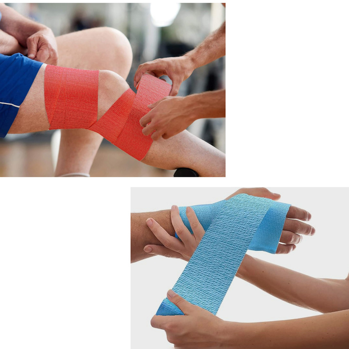 Bandaż elastyczny kohezyjny dla zwierząt Bodhi&Digby 10cm x 4,5m mix kolorów