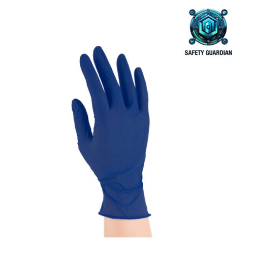 Rękawice nitrylowe jednorazowe wykrywalne GLOVE GUARDIAN Space Blue XS op./100szt.