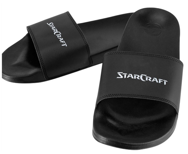 Klapki męskie STARCRAFT, czarne, rozmiar 5/6