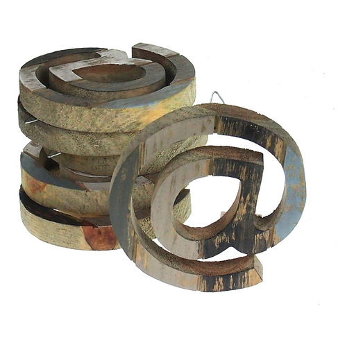 Dekoracja z drewna Symbol "@" Joy