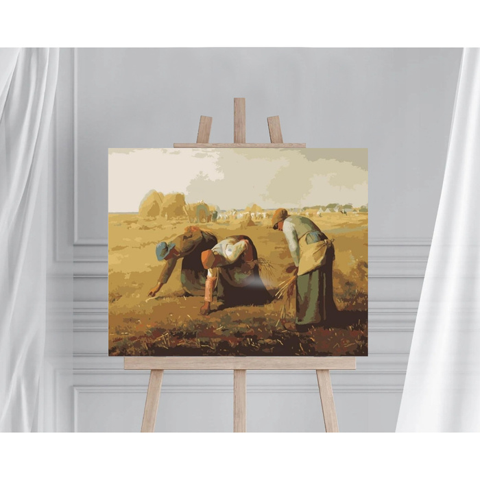 Malowanie po numerach 40x50 cm na ramie Rolnicy w polu