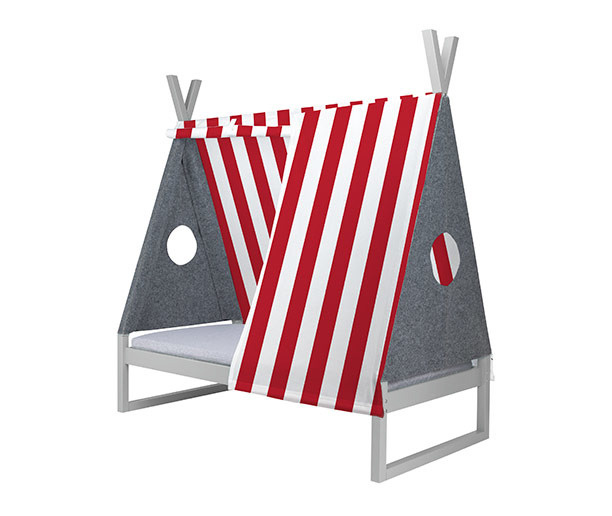 Łóżko dziecięce białe 140x70 biały