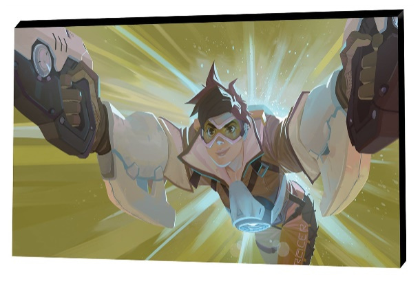 Obraz na płótnie, OVERWATCH TRACER NESSKAIN, rozmiar 12x21 cali