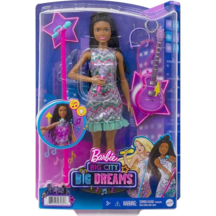 Barbie Big City Brooklyn Muzyczna lalka GYJ24 Barbie Big City, Big Dreams