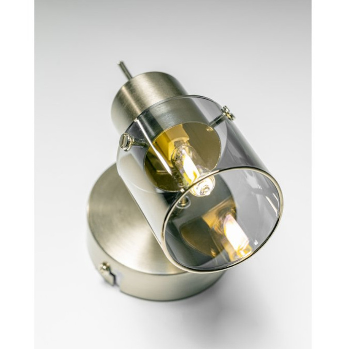 Oprawa ścienna ARALIA, AC220-240V, 50/60 Hz, G9, max. 20W, IP20, pojedyncza satynowa