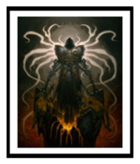 Oprawiony plakat DIABLO IV INARIUS, rozmiar 16x20 cali