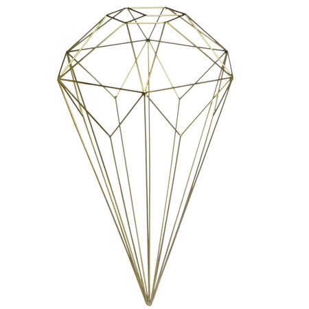 Ozdoba do ogrodu pokoju Metalowa DIAMENT LOFT MODERN 90 cm