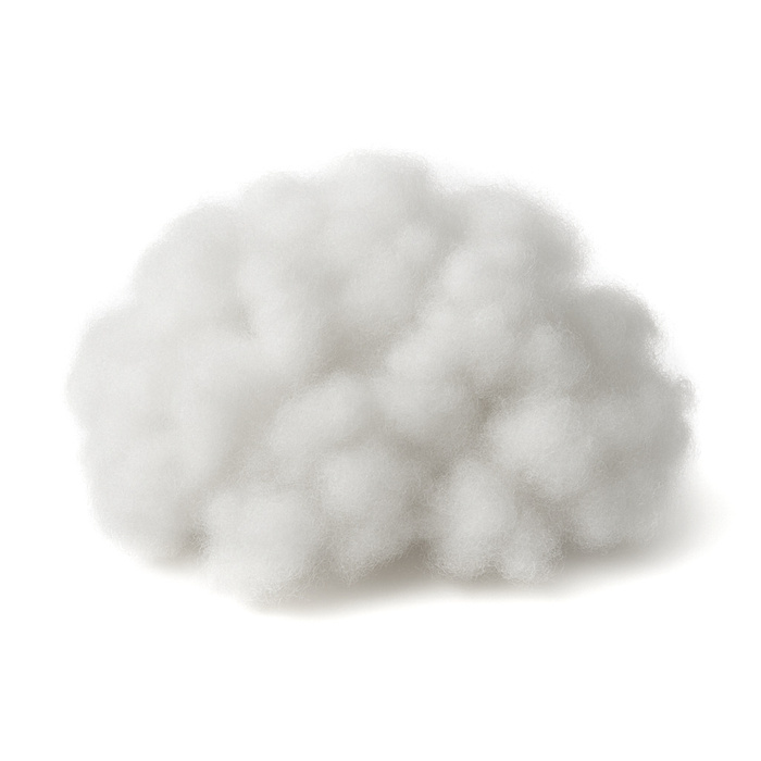 Wypełnienie do maskotek poduszek Sztuczny puch 1kg 100% Poliester