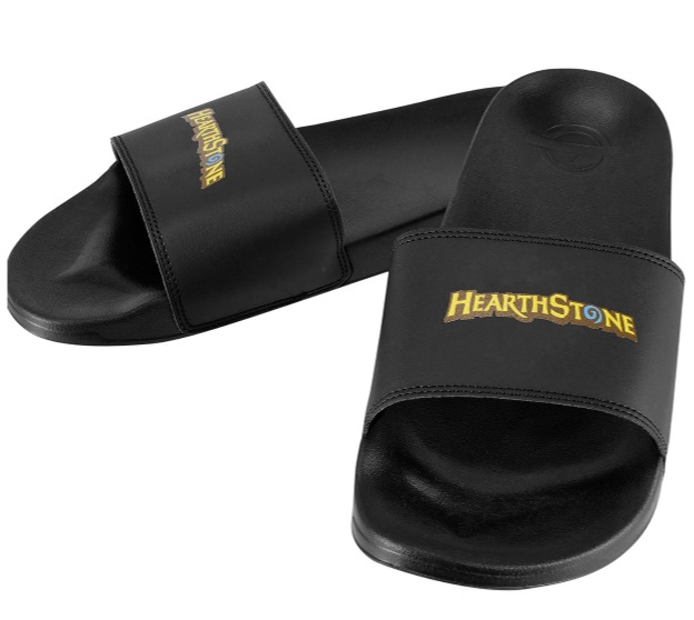 Klapki męskie HEARTHSTONE czarne Rozm. 13/14