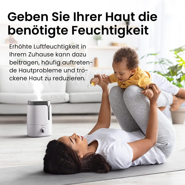 (Amazon B) Nawilżacz powietrza ultradźwiękowy Cool Mist o pojemności 3,5 l z dyfuzorem aromatu