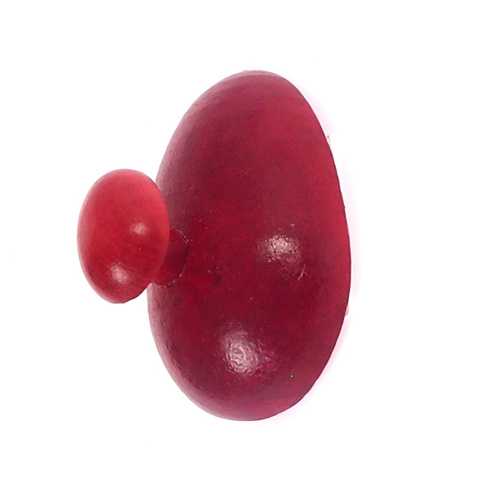 Wieszak ścienny samoprzylepny, czerwony