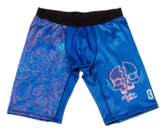 Spodenki kompresyjne CALL OF DUTY, męskie, fioletowe, rozmiar 2XL