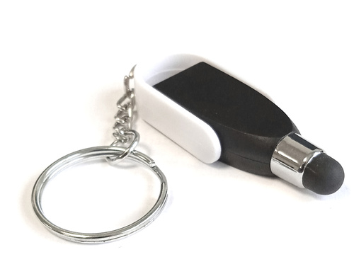 Brelok do kluczy z czyścikiem i rysikiem do ekranów