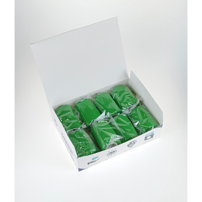 Bandaż elastyczny kohezyjny dla zwierząt Bodhi&Digby 7,5cm x 4,5m zielony